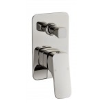 Nova Brushed Nickel Wall Mixer With Diverter Nova Brushed Nickel Wall Mixer With Diverter